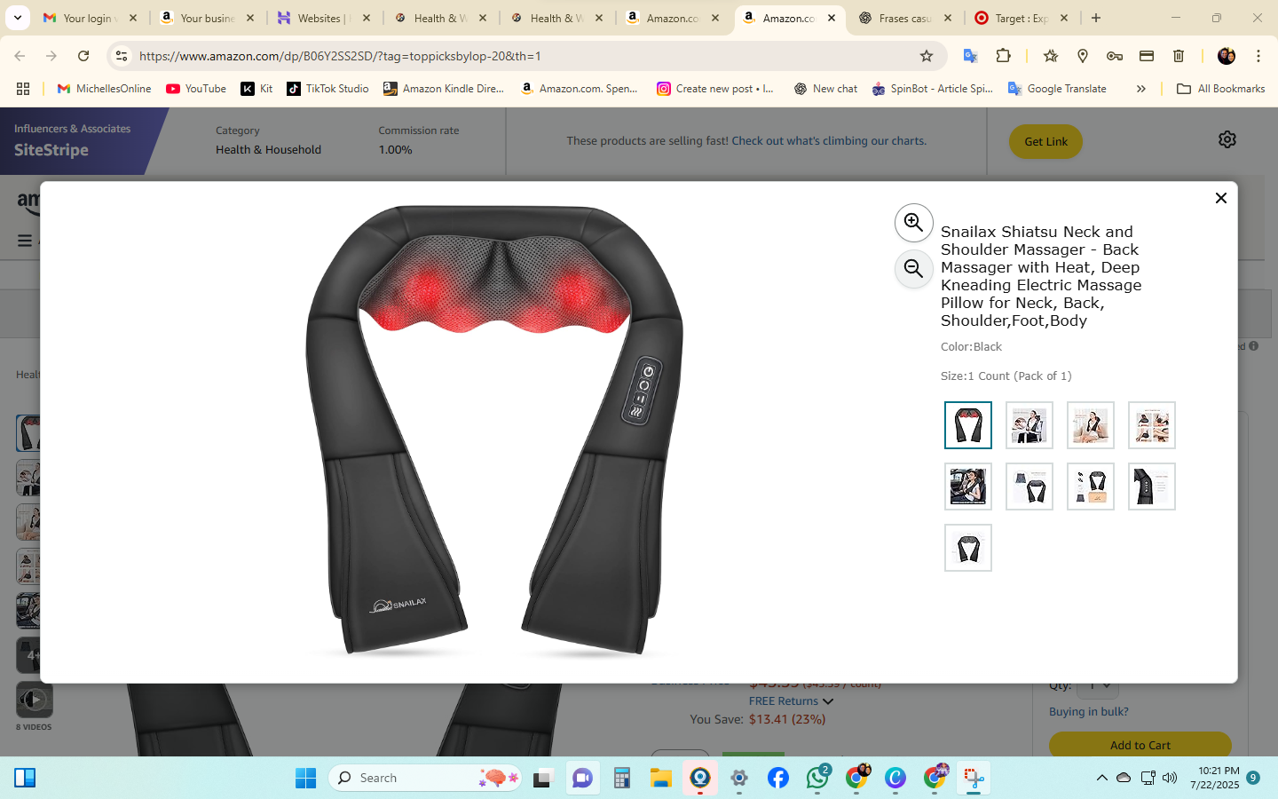 Shiatsu Neck Massager