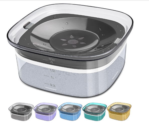 UPSKY No-Spill Pet Feeder & Water Dispenser